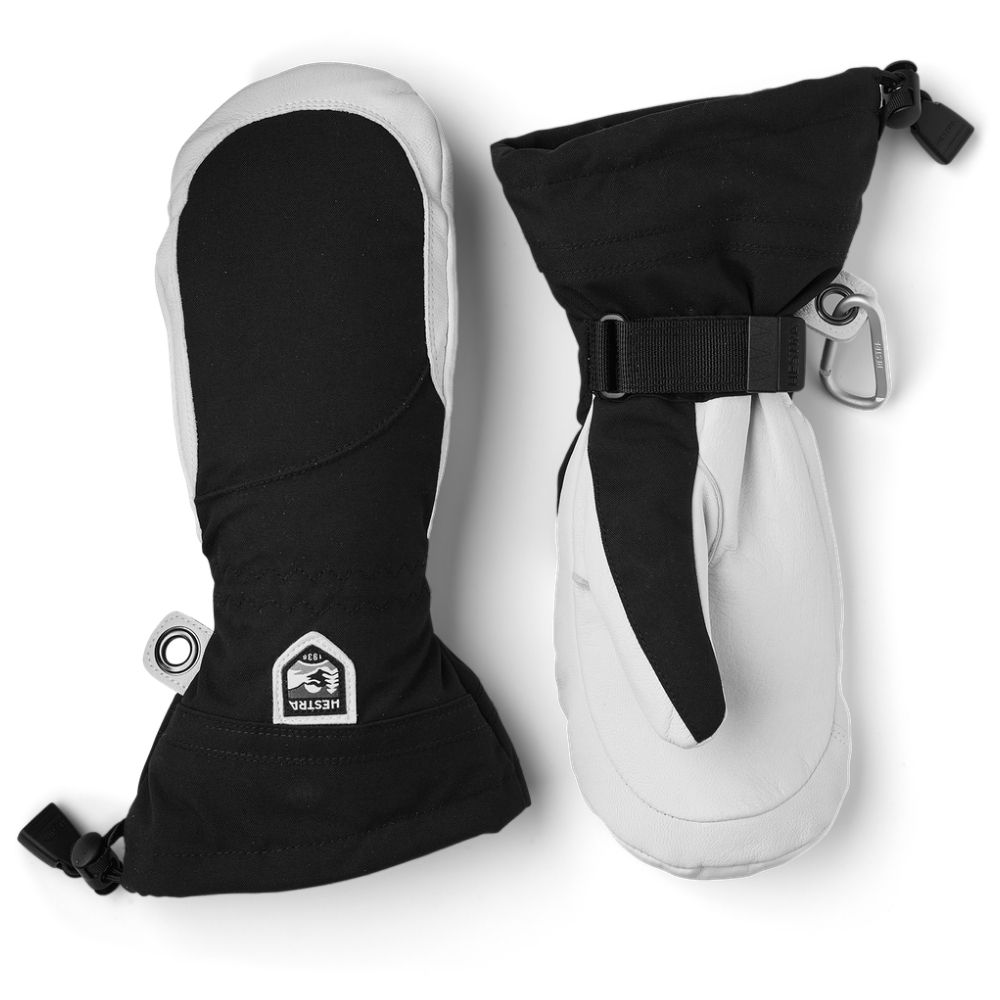 Hestra Army Leather Heli Female Ski Mitten Black Hestra Ski