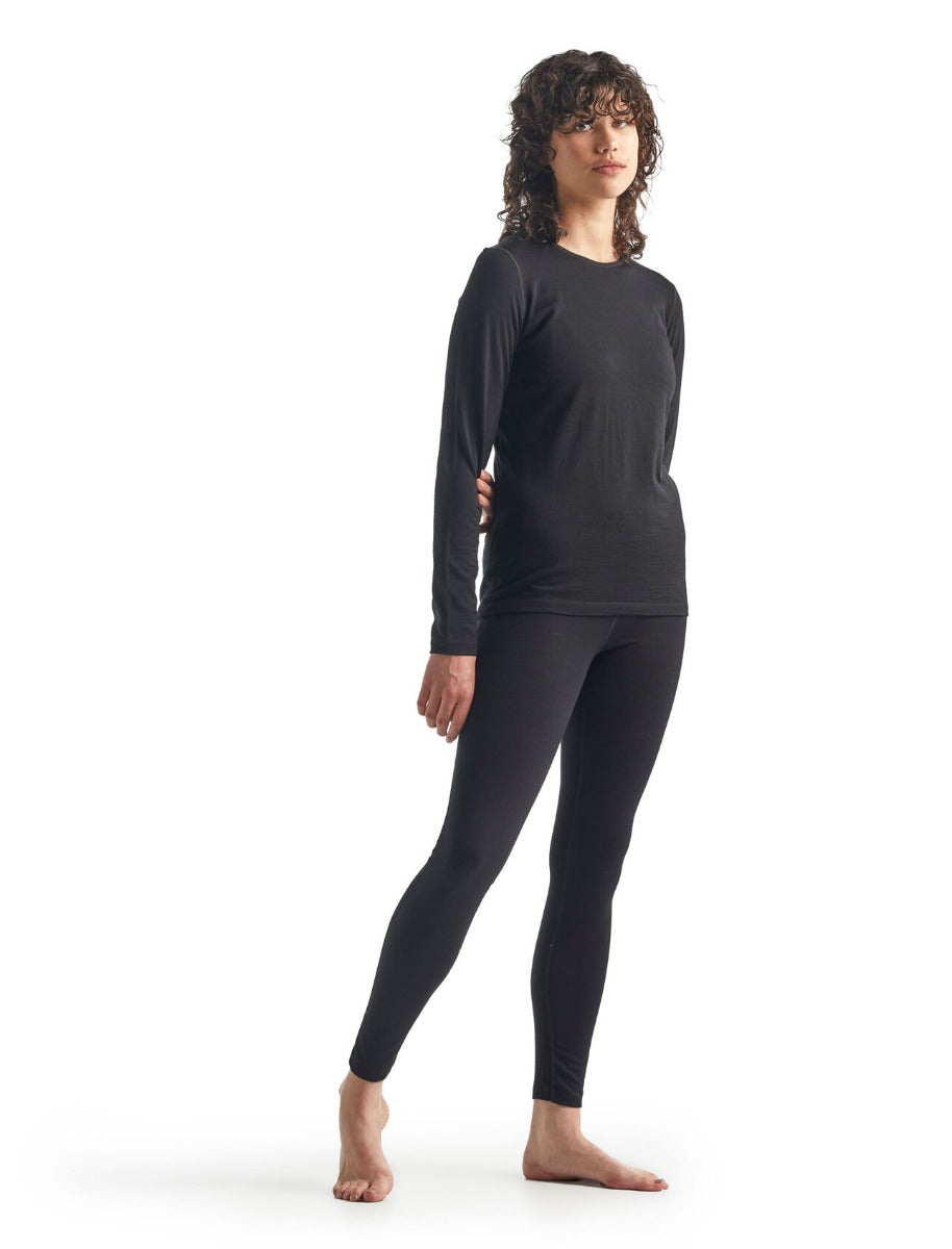 Icebreaker Womens 200 Oasis LS Crewe Thermal Top Icebreaker