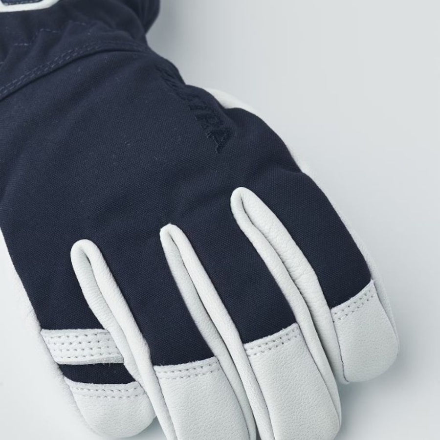 Hestra Army Leather Heli Kids Ski Gloves - Navy (30560-280)