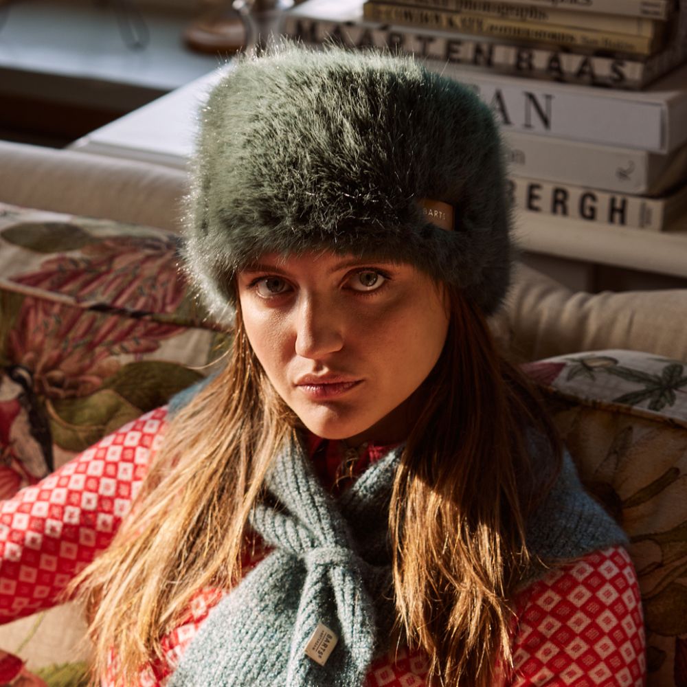 Barts Faux Fur Morade Headband, Cedar