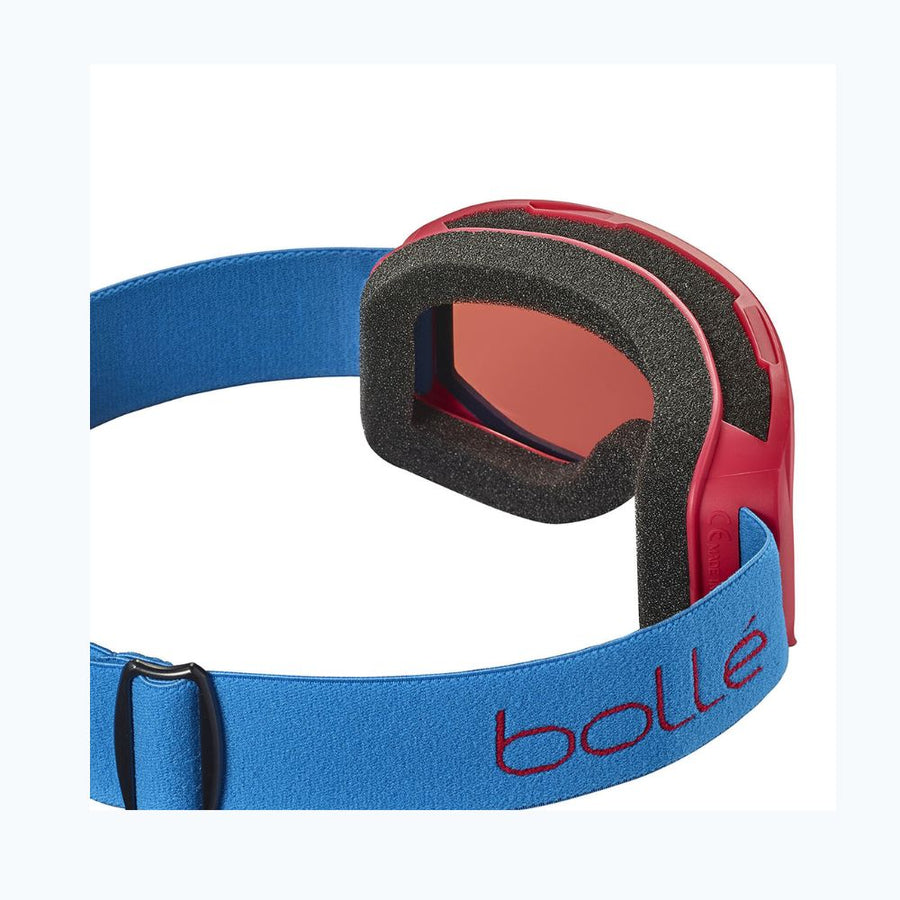 Bolle Inuk Kids Ski Goggles, Red & Blue Matt 3 - 6 yrs 2 lens options