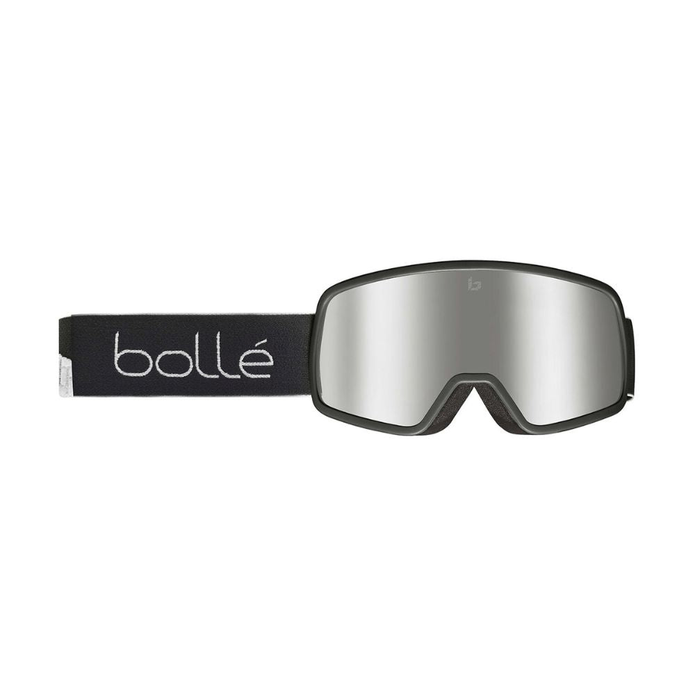 Bolle Nevada Jr Ski Goggles, 8-14 yrs Race Black Matte, Vermillon Gun