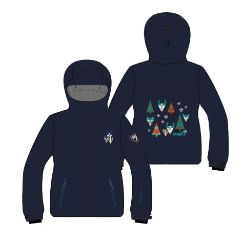 Degre 7 Firay Kids Ski Jacket, Navy