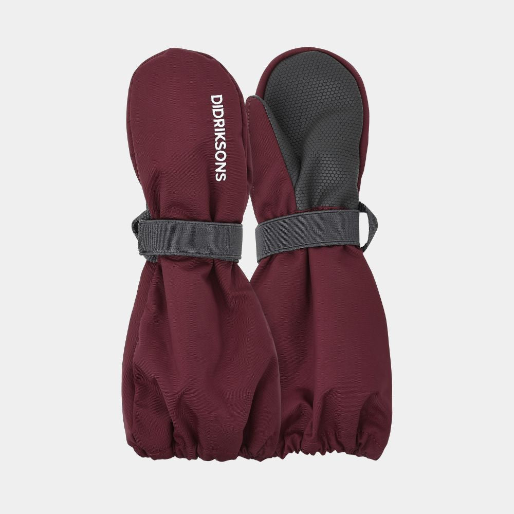 Didriksons Biggles Kids Ski Mittens - Anemon Red