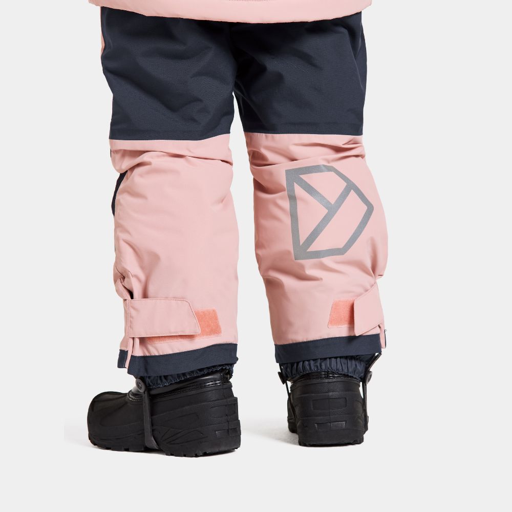 Didriksons Skare Kids Ski Jacket & Pants Set - Dusty Pink 1000 x 1000