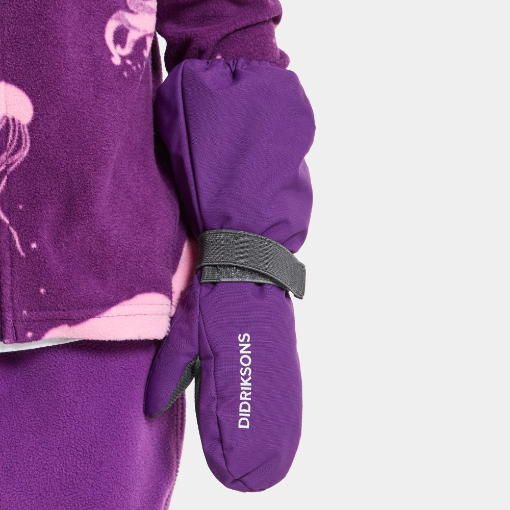 Didriksons Biggles 7 Kids Skiing Mittens Royal Purple