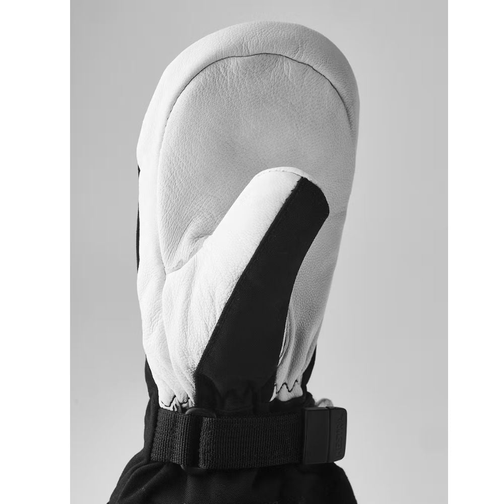 Hestra Army Leather Heli Jnr Ski Mittens - Black (30561-100)