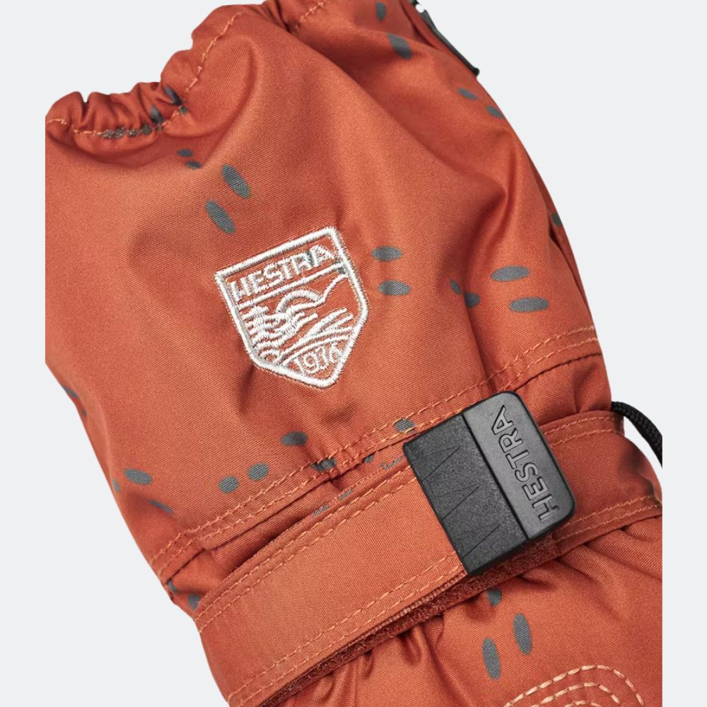 Hestra Baby Zip Long Mittens 36421-519.  Toddler Ski Mittens, waterproof and breathable perfect for ski holidays and Lapland Trips