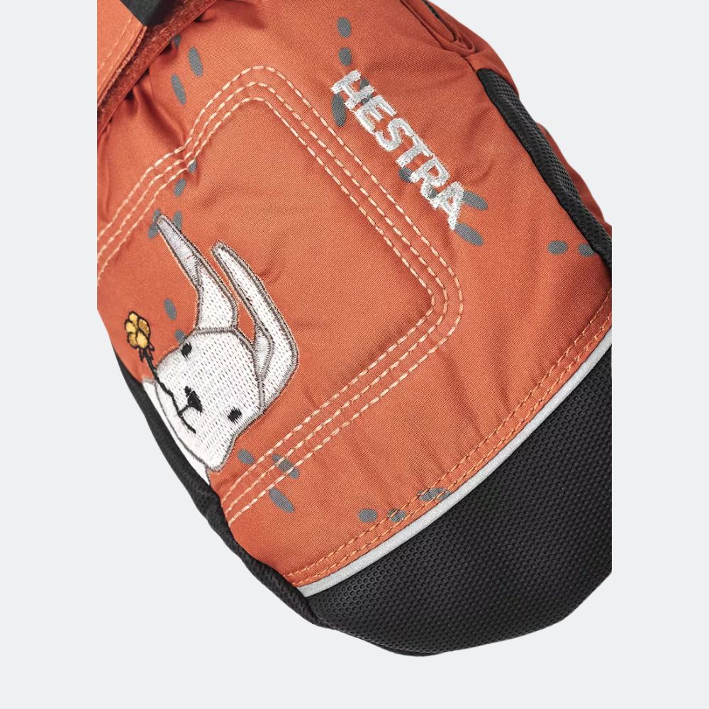 Hestra Baby Zip Long Mittens 36421-519.  Toddler Ski Mittens, waterproof and breathable perfect for ski holidays and Lapland Trips