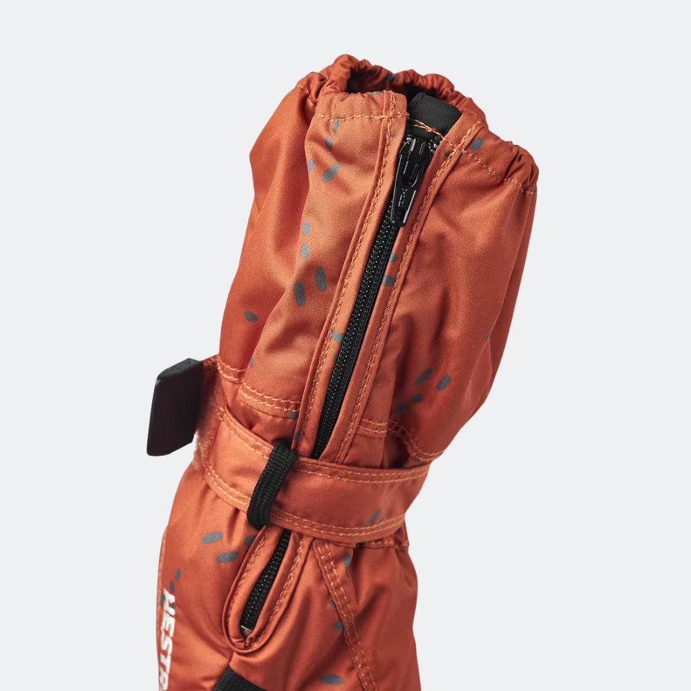 Hestra Baby Zip Long Mittens 36421-519.  Toddler Ski Mittens, waterproof and breathable perfect for ski holidays and Lapland Trips