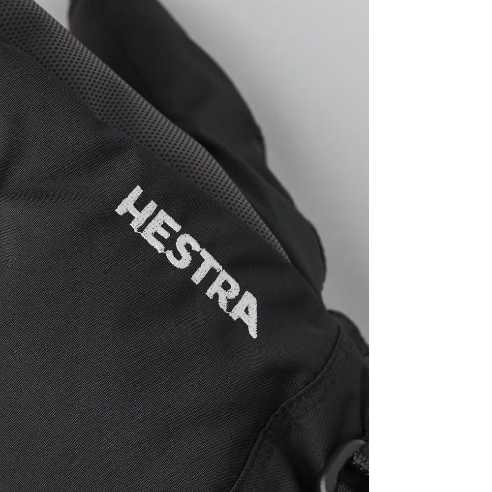 Hestra Gauntlet Czone Jr 3-Finger Ski Gloves Black 6-7 yrs only