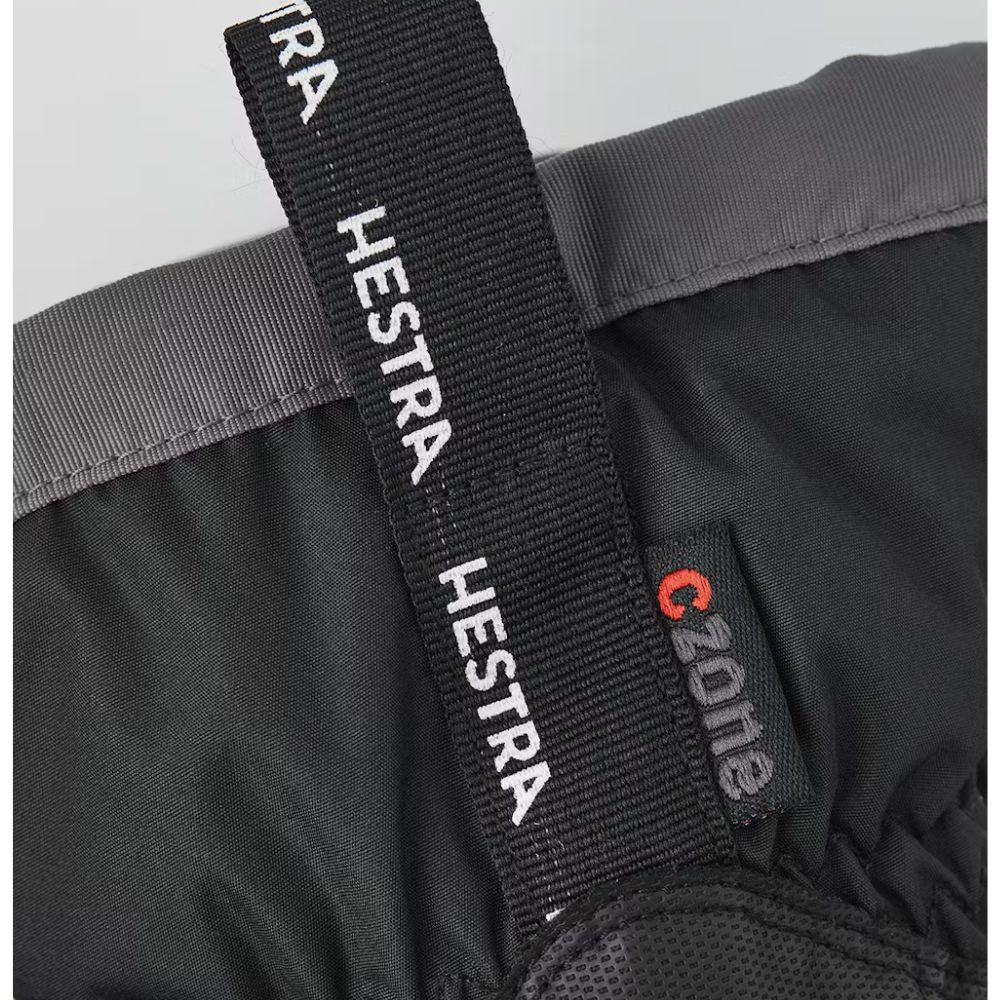 Hestra Gauntlet Czone Jr 3-Finger Ski Gloves Black 6-7 yrs only