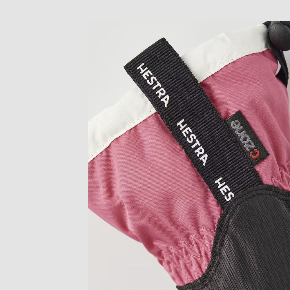 Hestra Gauntlet Czone Kids Ski Gloves - Fuchsia/Ivory (32531-930030) 1000 x 1000