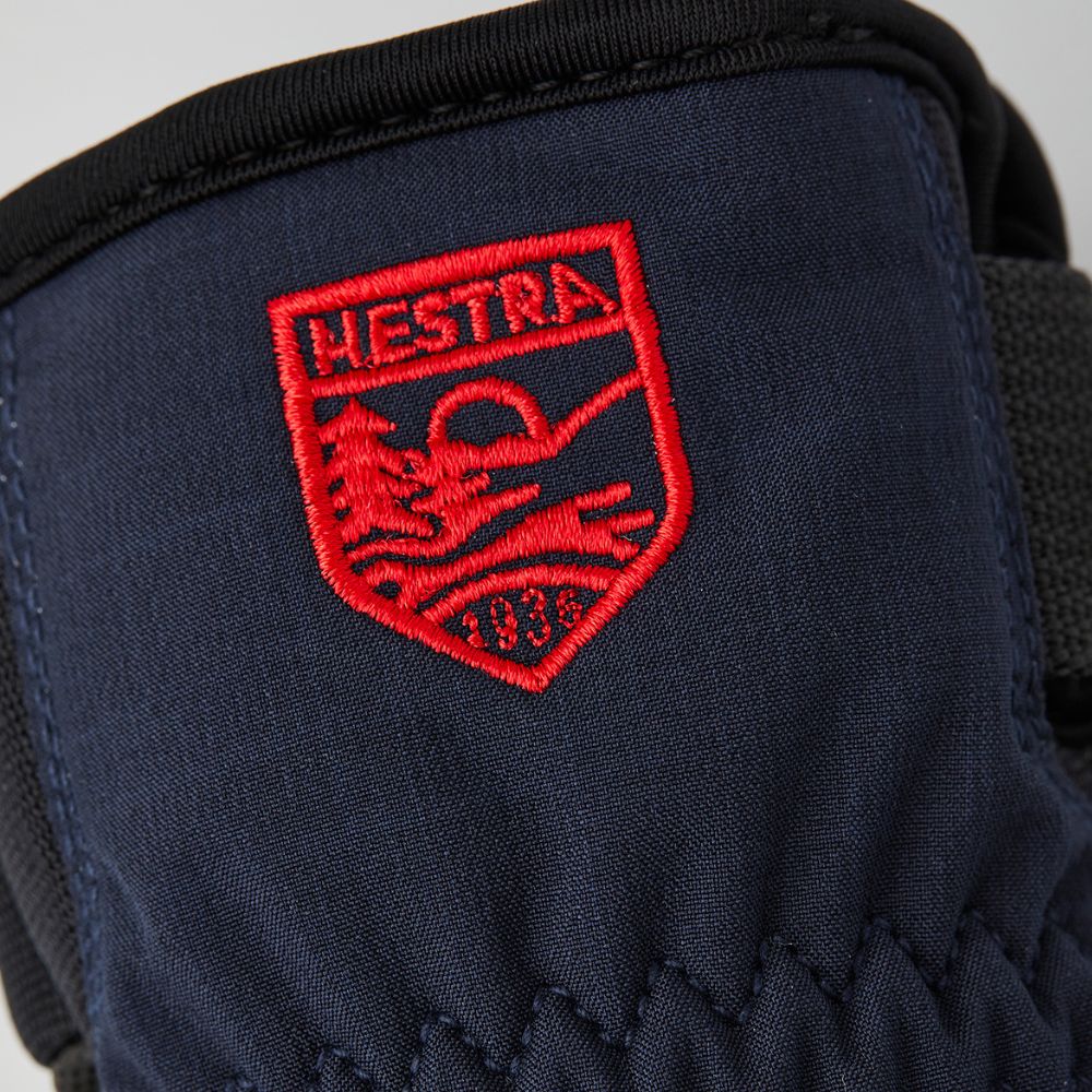 Hestra Ferox Primaloft Kids Ski Mittens, Navy 32991-280