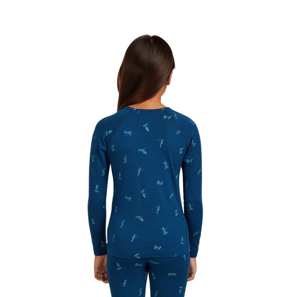 Icebreaker 200 Oasis Kids Merino Thermal, Atlantis / Topaz