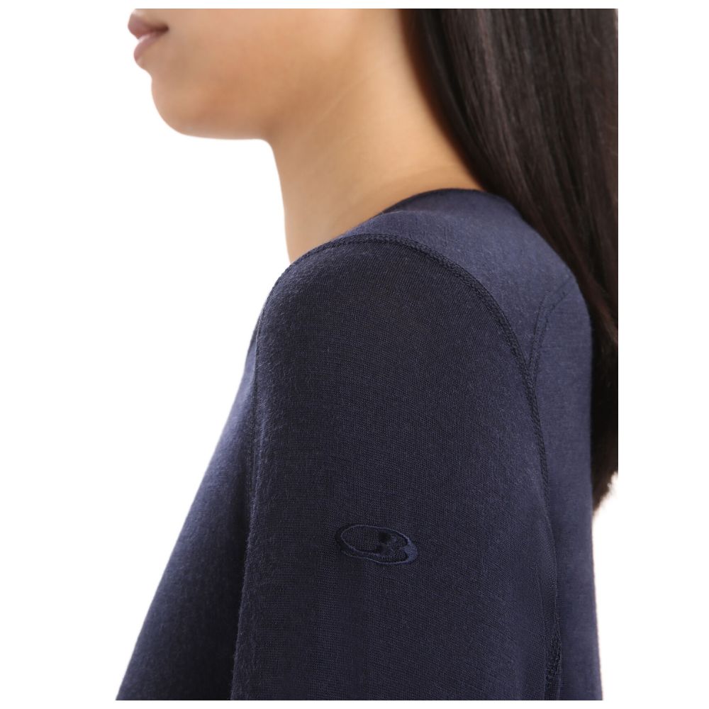 Icebreaker Womens 200 Oasis Merino Thermals - Midnight Navy