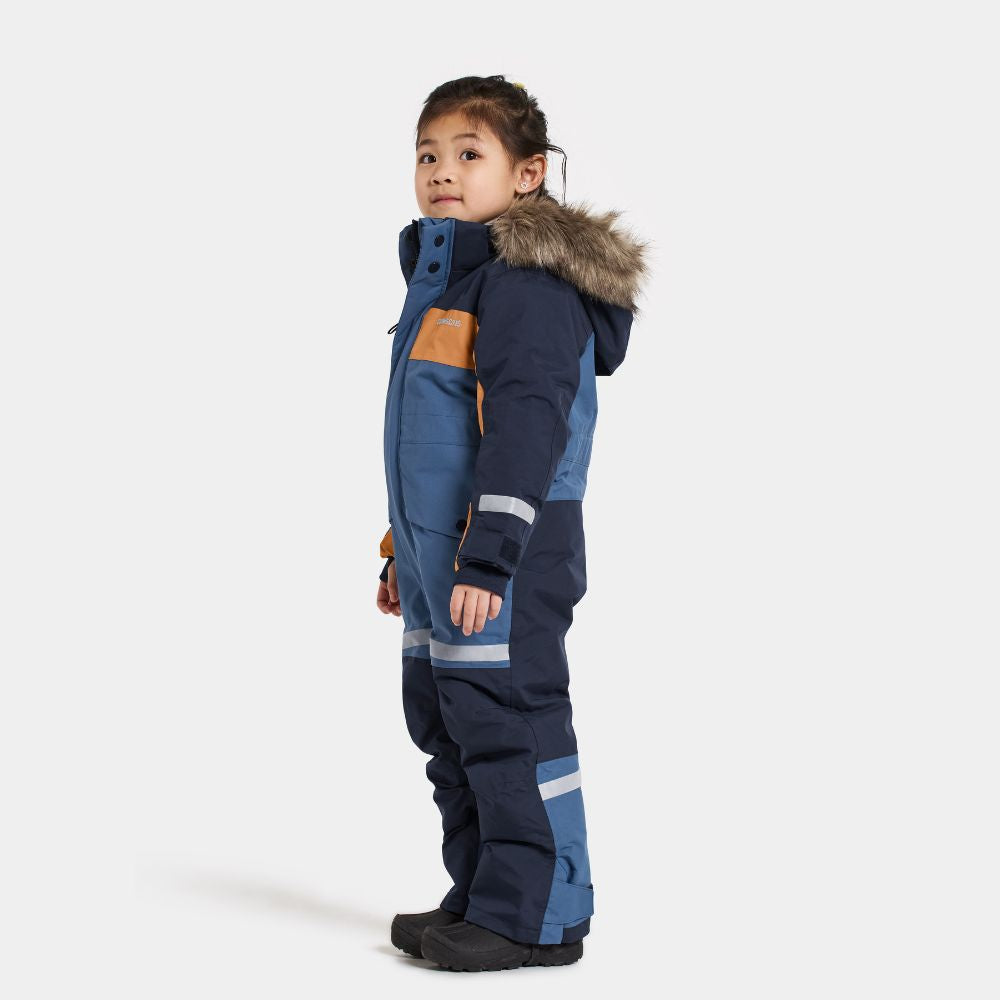 Didriksons Bjarven 4 Kids Coverall - Galaxy Blue