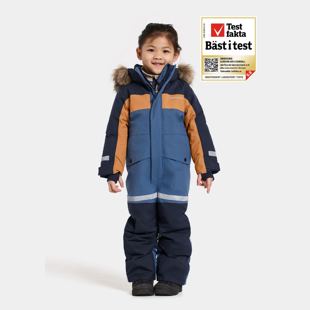 Kids Snowsuit - Didriksons Bjarven 4 Kids Coverall - Galaxy Blue