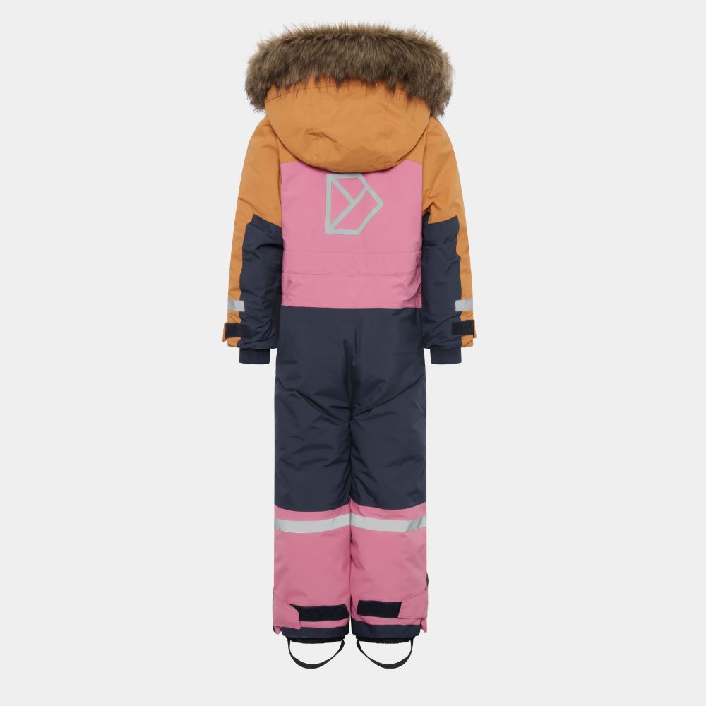 Kids Snowsuit - Didriksons Bjarven 4 Kids Coverall - Heather Pink