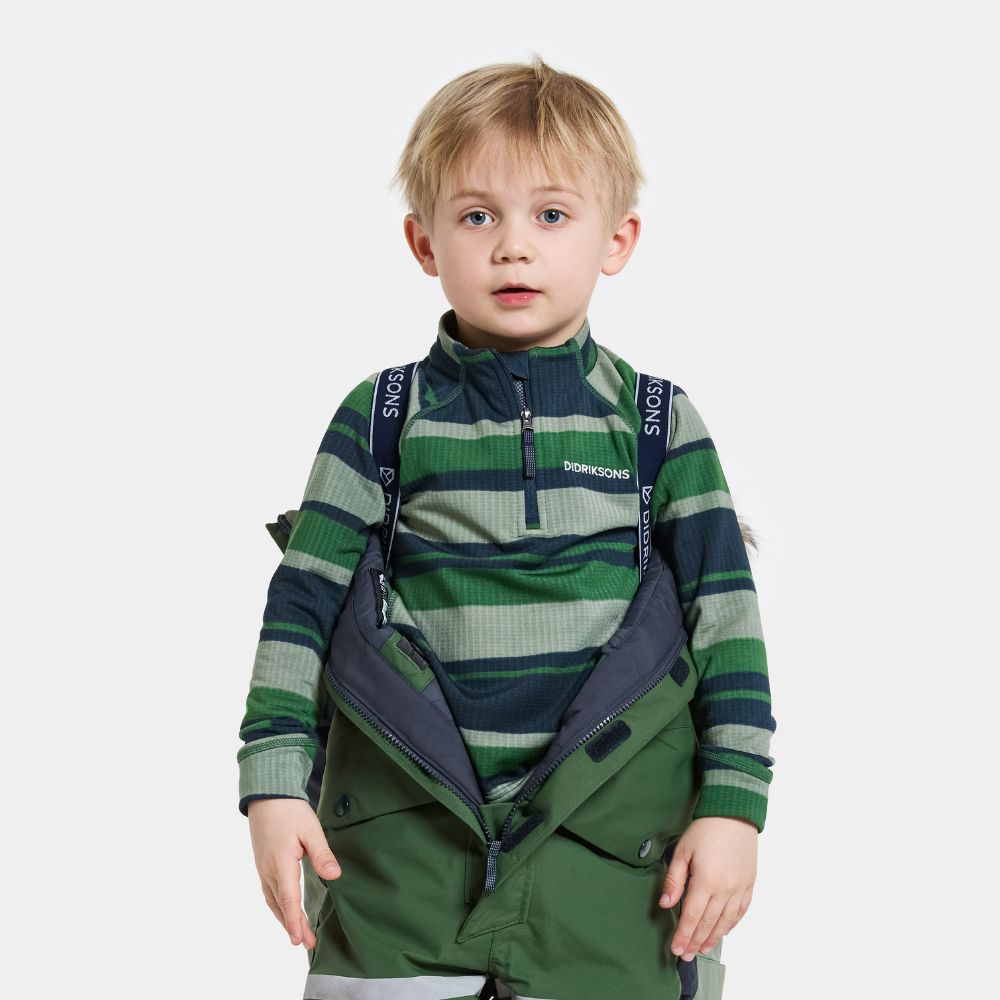 Kids Snowsuit - Didriksons Bjarven Coverall - Light Moss