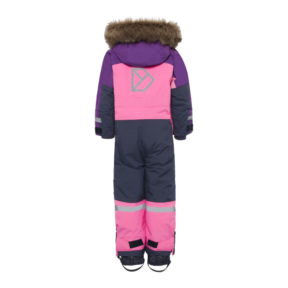 Kids Snowsuit - Didriksons Bjarven Coverall - Sweet Pink