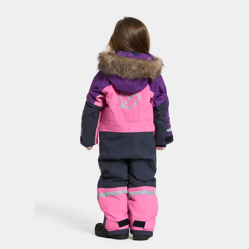 Kids Snowsuit - Didriksons Bjarven Coverall - Sweet Pink