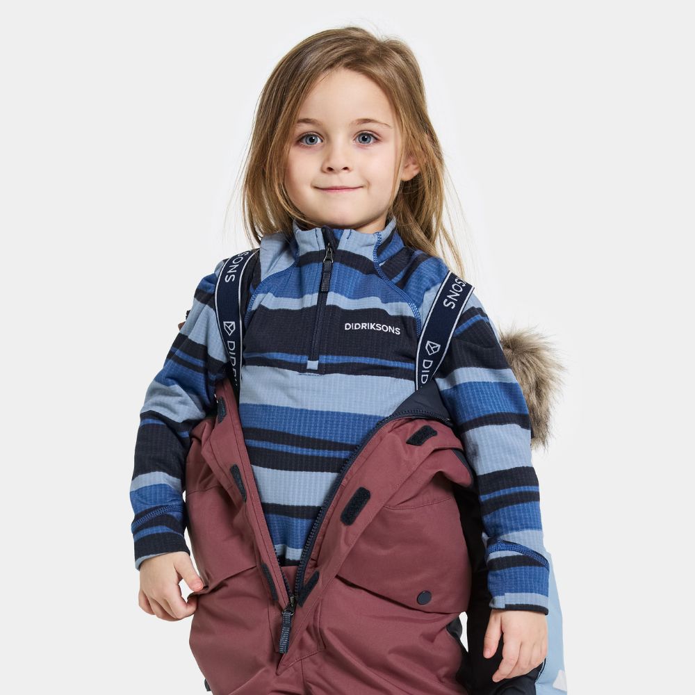 Kids Snowsuit - Didriksons Bjarven Coverall - Anemon Red