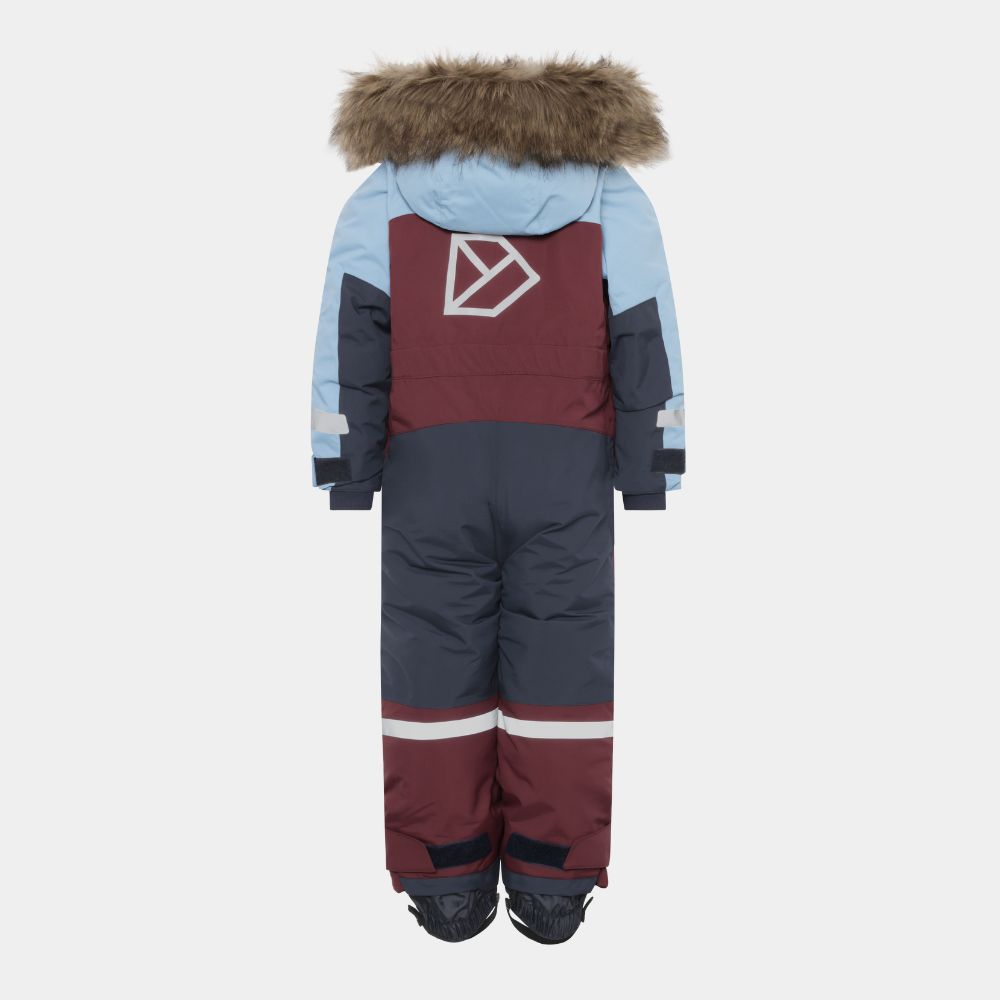 Kids Snowsuit - Didriksons Bjarven Coverall - Anemon Red