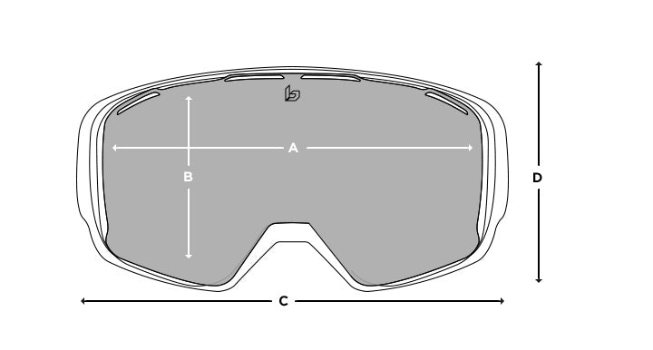 Bolle Laika Ski Goggles - Small/Medium Fit Adaptive Lens for all conditions