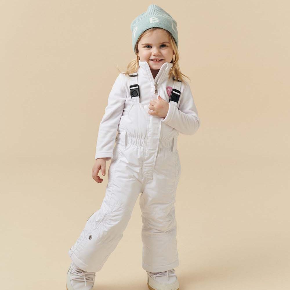 Poivre Blanc Girls Ski Bib Pants White 2-3 yrs