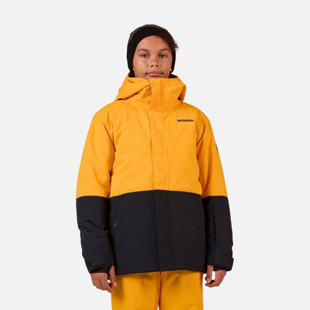 Rossignol Boys Ski Jacket - Yellow/Black | Kids Ski Jackets