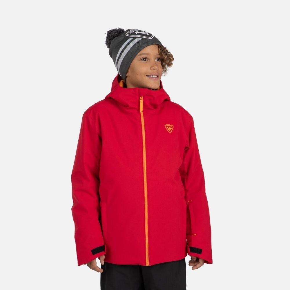 Rossignol Wispile Kids Ski Jacket - Ruby Red · Little Skiers