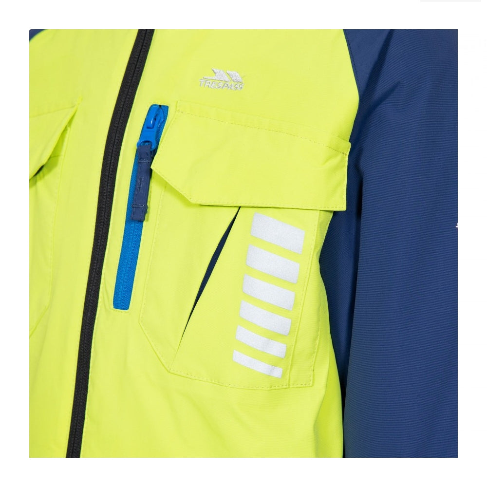 Trespass Freebored Boys Jacket - Lime 2-3 yrs