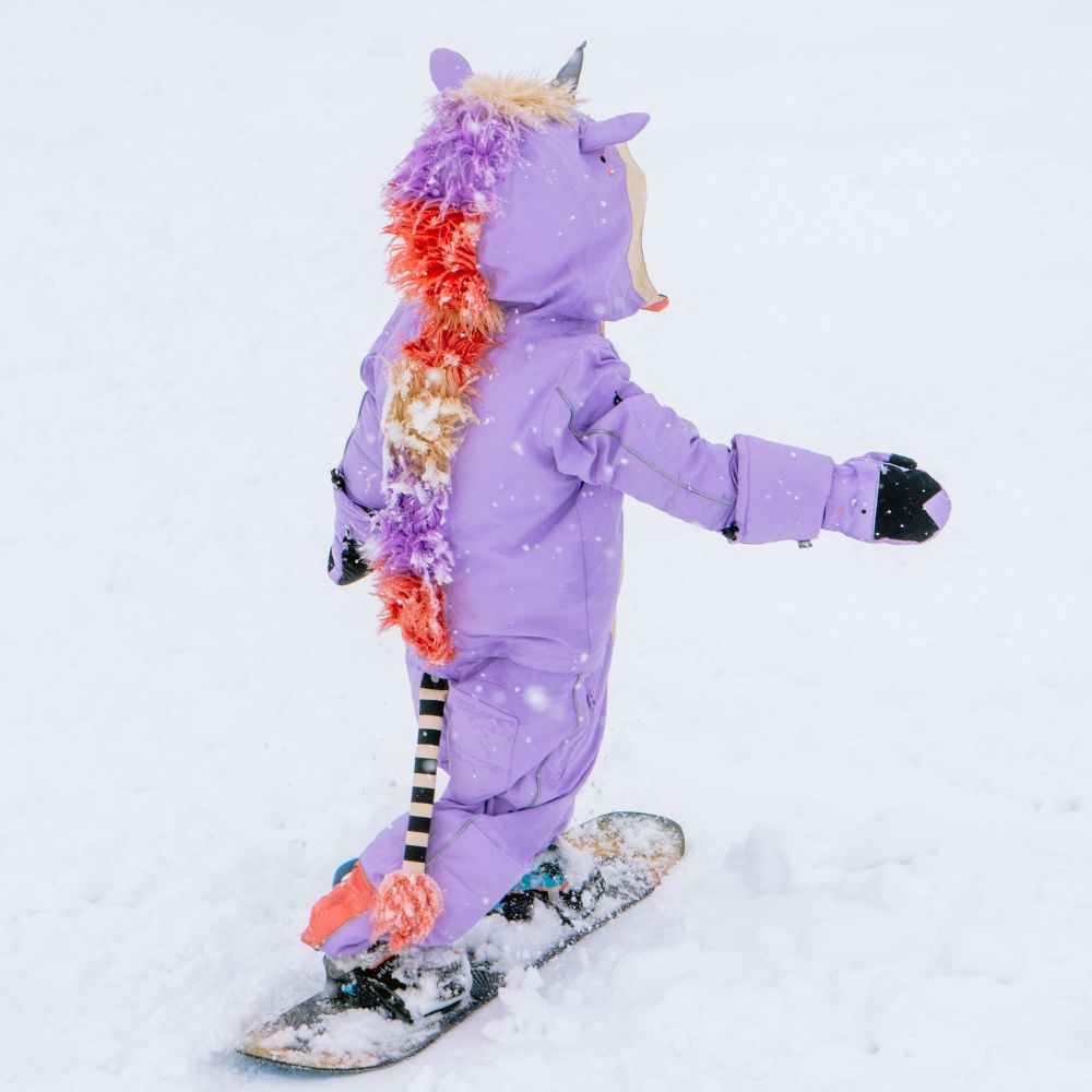 Weedo Kids Snowsuit, Lilac Unicorn