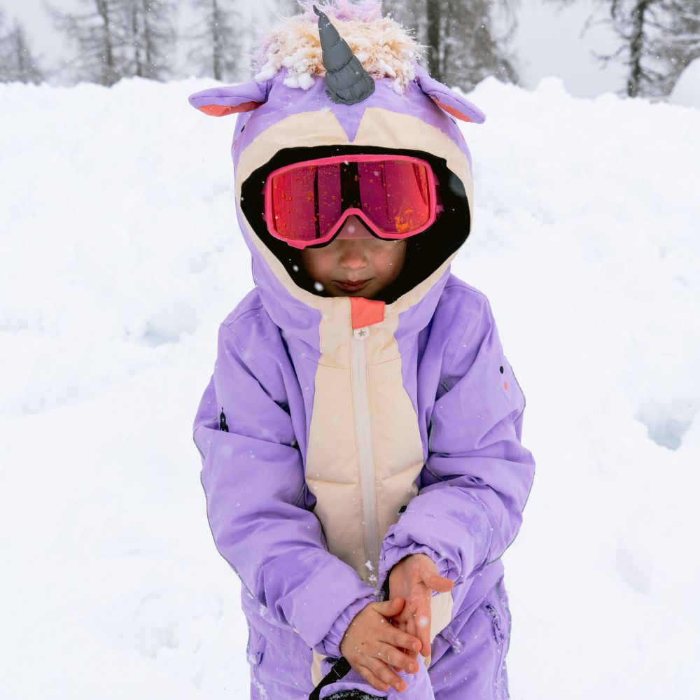 Weedo Kids Snowsuit, Lilac Unicorn