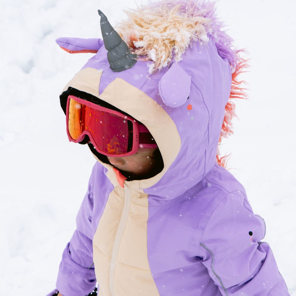 Weedo Kids Snowsuit, Lilac Unicorn