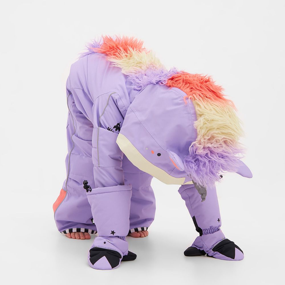 Weedo Kids Snowsuit, Lilac Unicorn