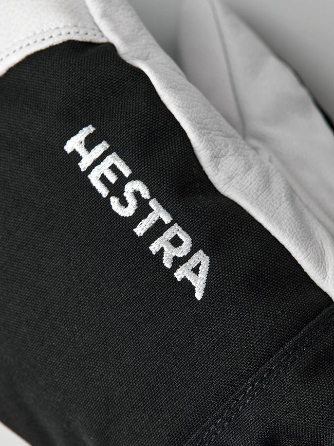 Hestra Army Leather Heli Jnr Ski Mittens - Black (30561-100)