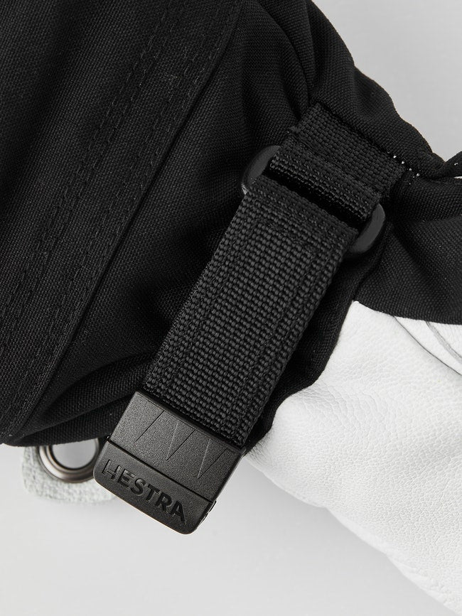 Hestra Army Leather Heli Junior 3-Finger Gloves Black (30562-100)