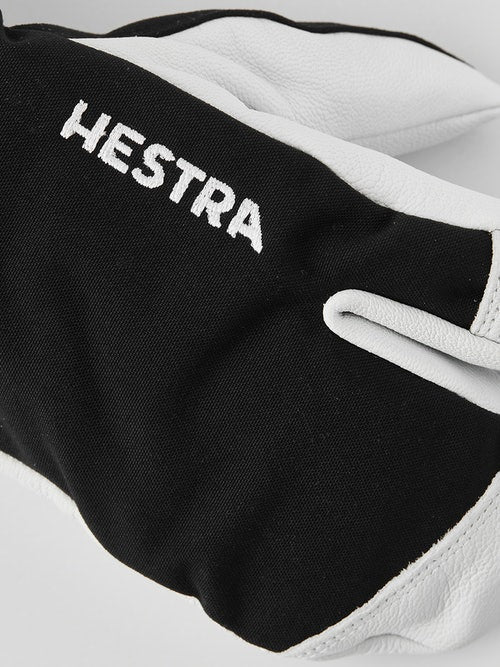 Hestra Army Leather Heli Junior 3-Finger Gloves Black (30562-100)