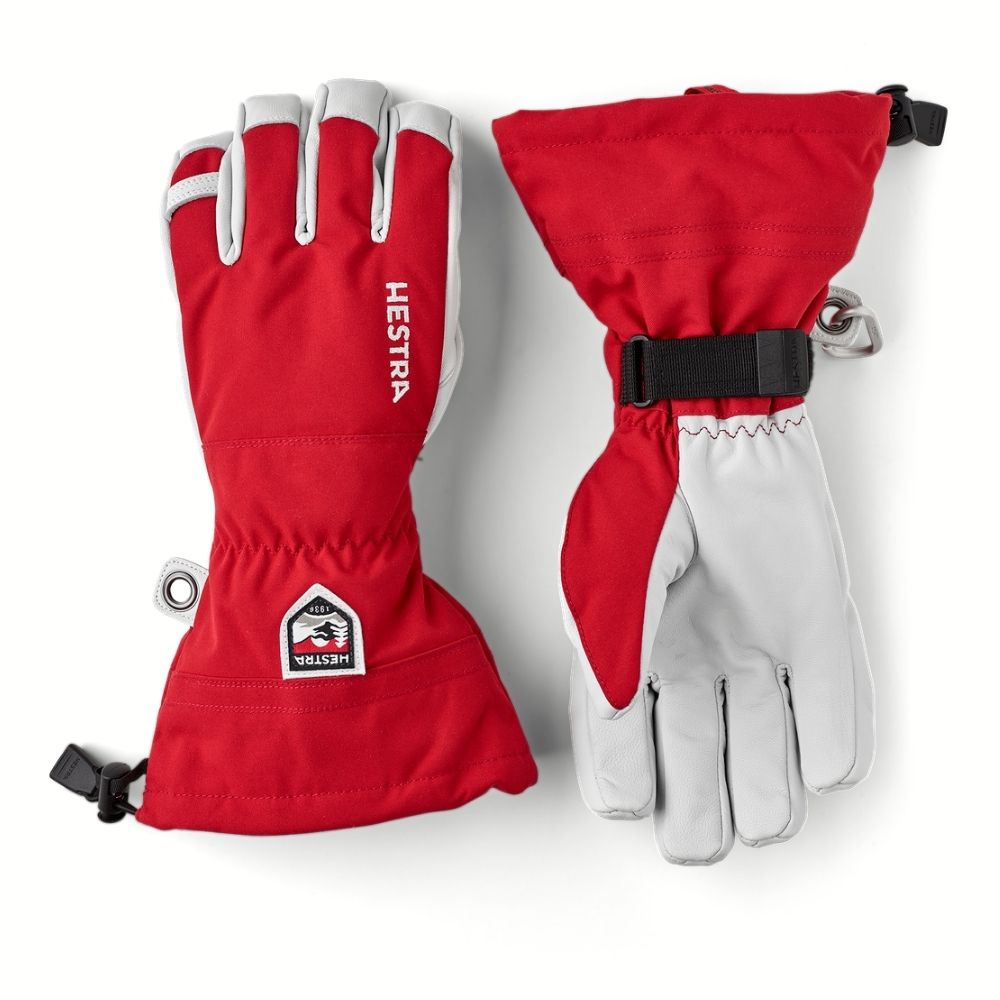 Hestra Army Leather Heli Ski Jnr Gloves 30560 560 Kids Hestra