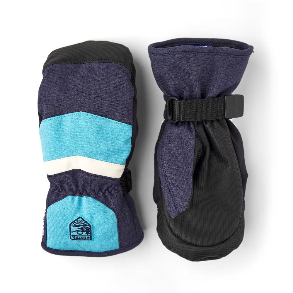 Hestra Atlas Kids GoreTex Ski Mittens Navy Kids Ski Mittens