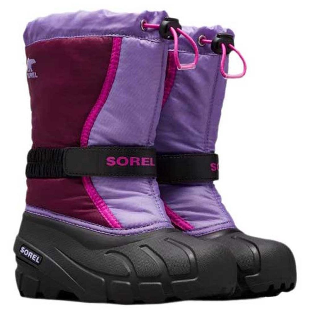 Sorel Childrens Flurry Snow Purple Dahlia / Paisley Purple - UK3 only