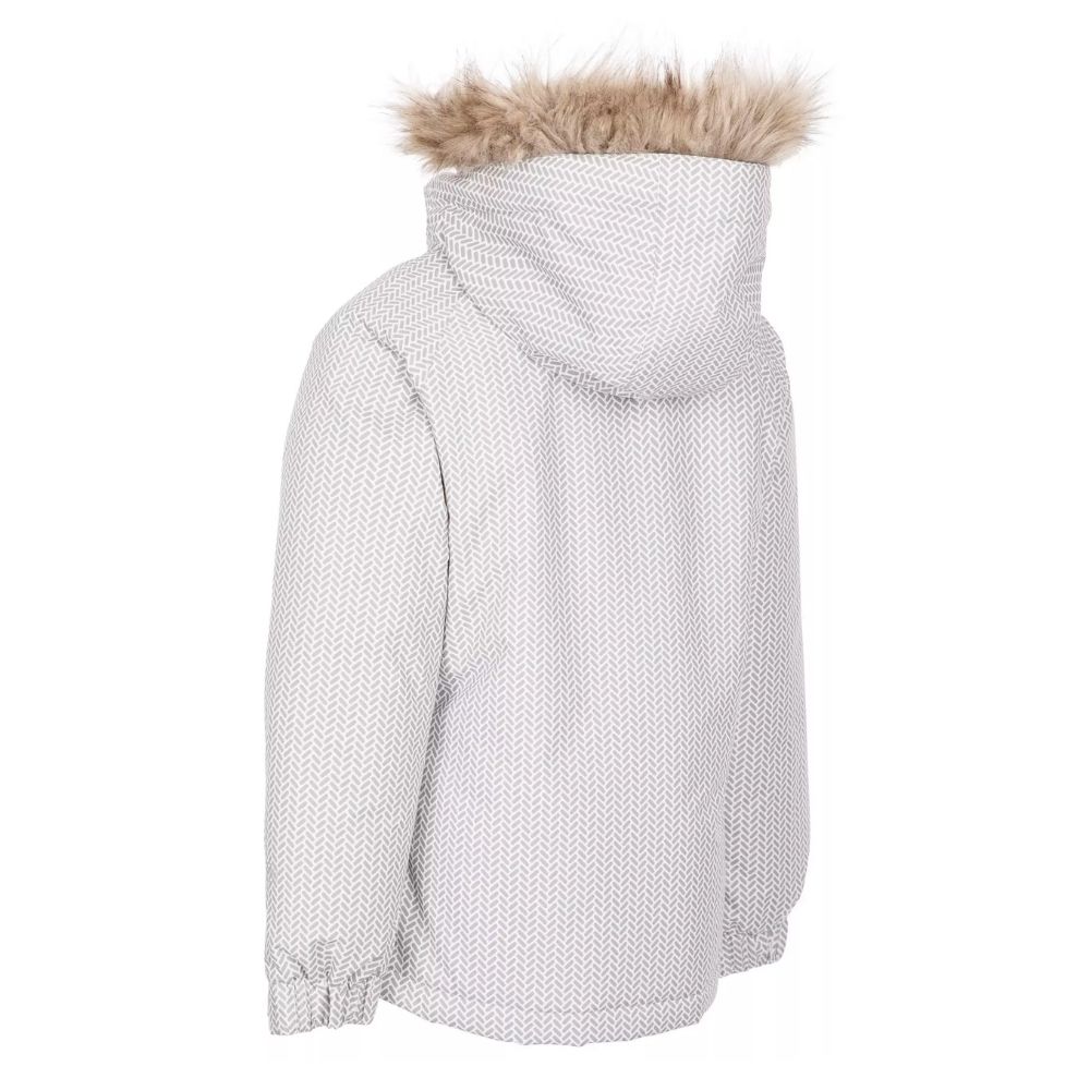 Trespass Denia Girls Ski Jacket, Platinum Print