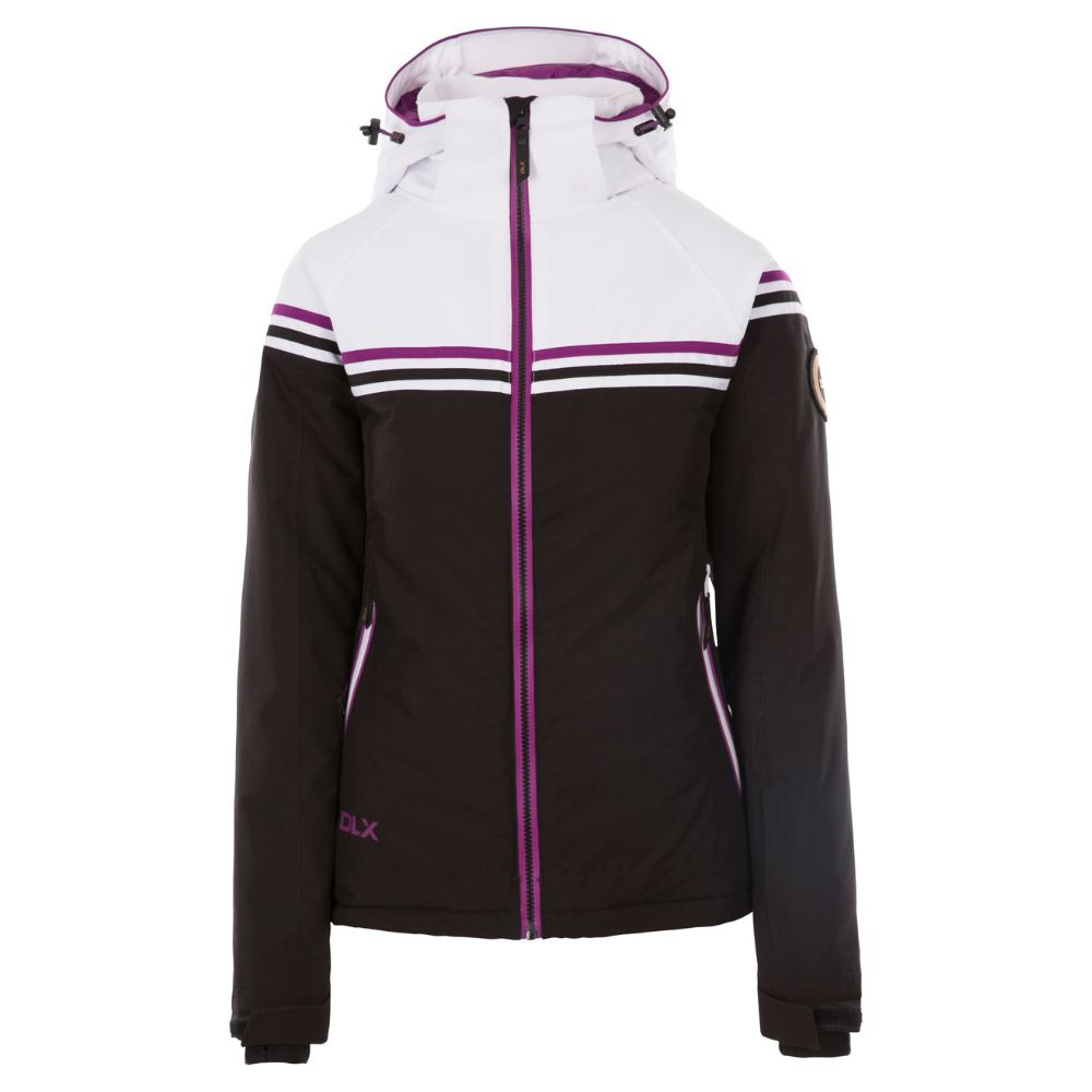 Trespass DLX Sharla Womens Ski Jacket Black Womens Ski Jackets