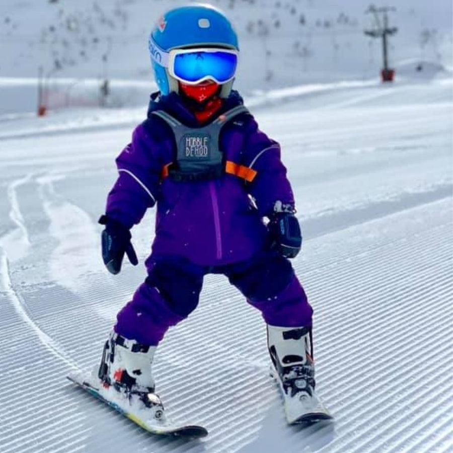 Ski Harness and Plastic Toddler Skis