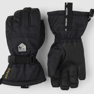 Hestra Gore-Tex Gauntlet Kids Ski Gloves, Black