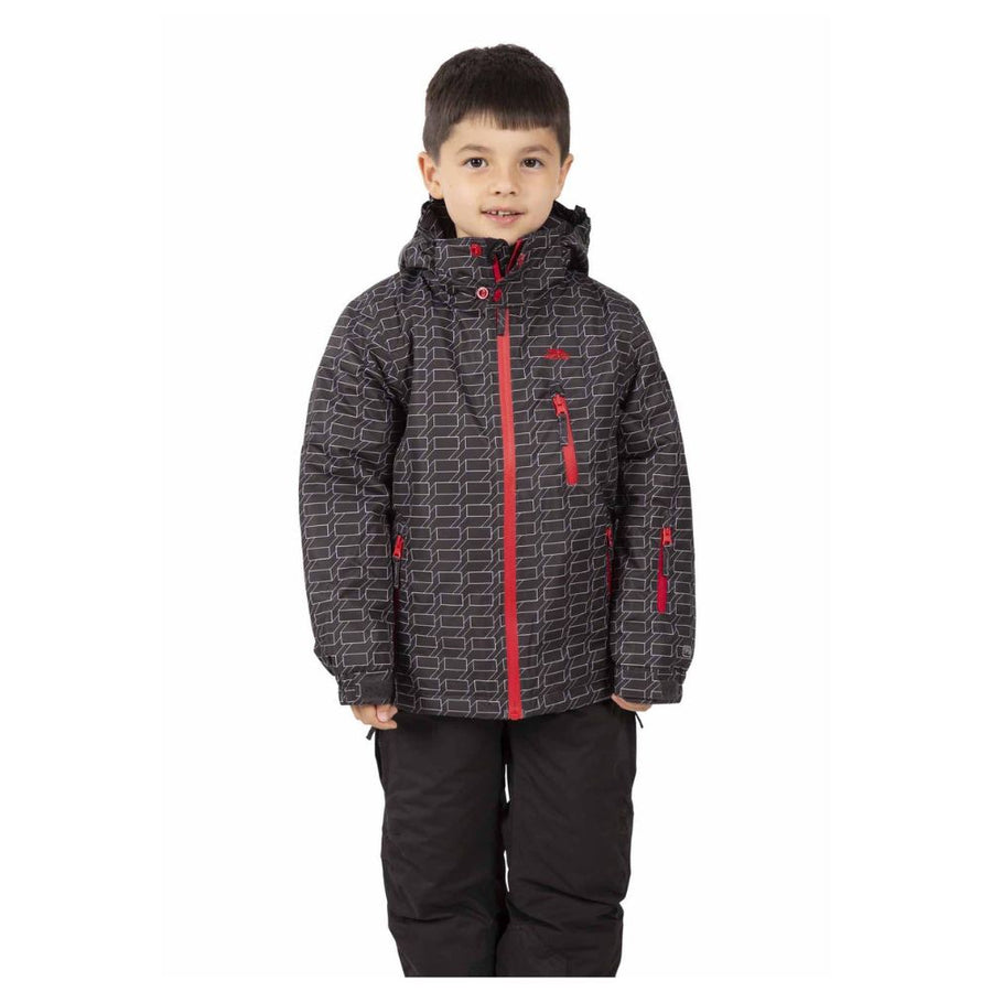 Trespass Minor Boys Ski Jacket - Dark Grey