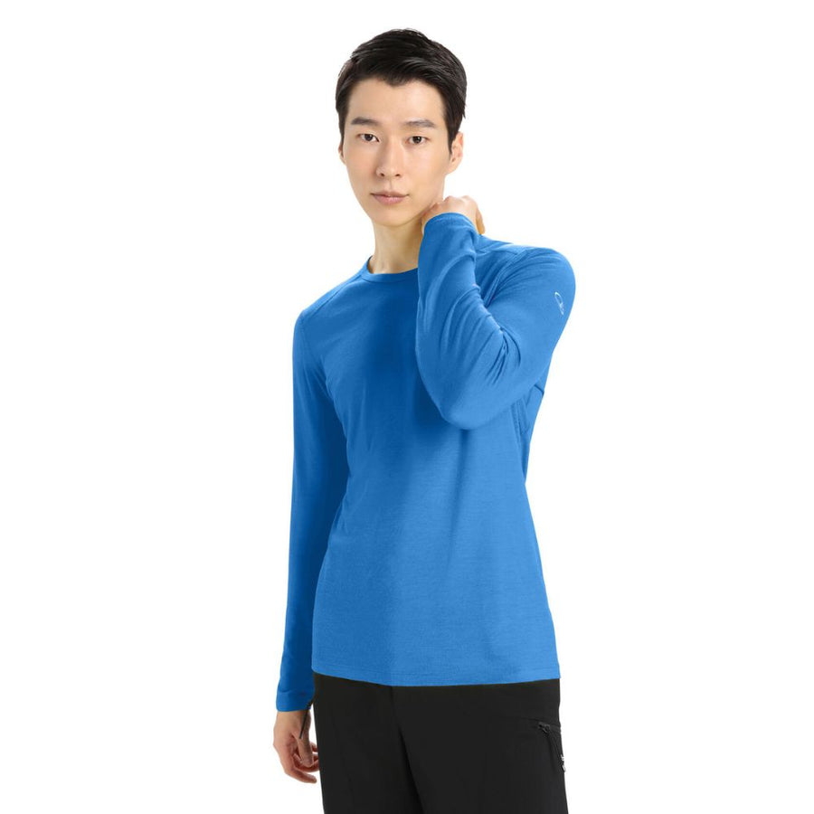 Icebreaker 200 Oasis LS Crewe Thermal Top Mens - Lazurite