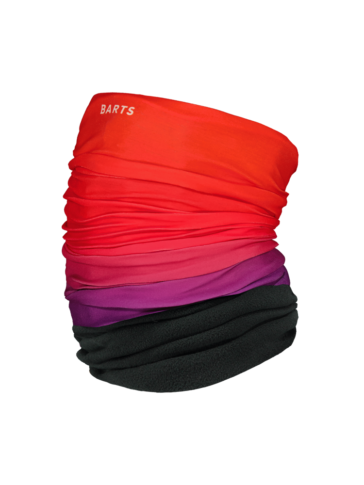 Magenta Dip Dye Ski Neck Warmer With Fleece Section